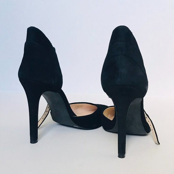 Jessica Simpson Classic Black Point Toe Strappy Heels Size 8.5 - Picture 8 of 8